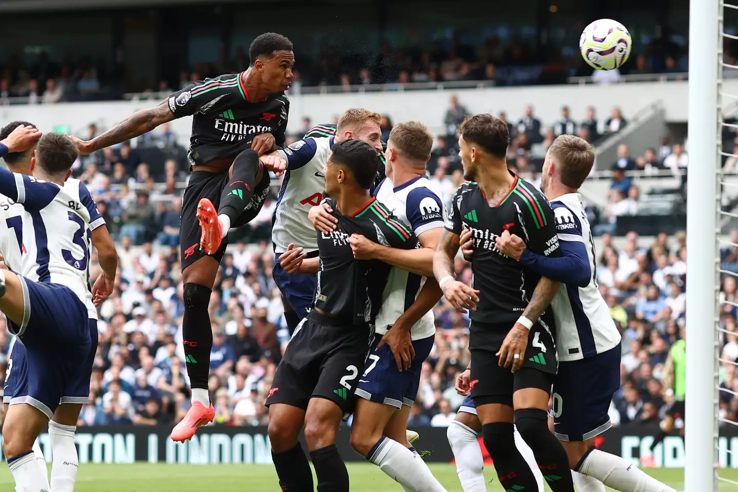 Tottenham's poor set-piece record was exploited by Arsenal (Getty)