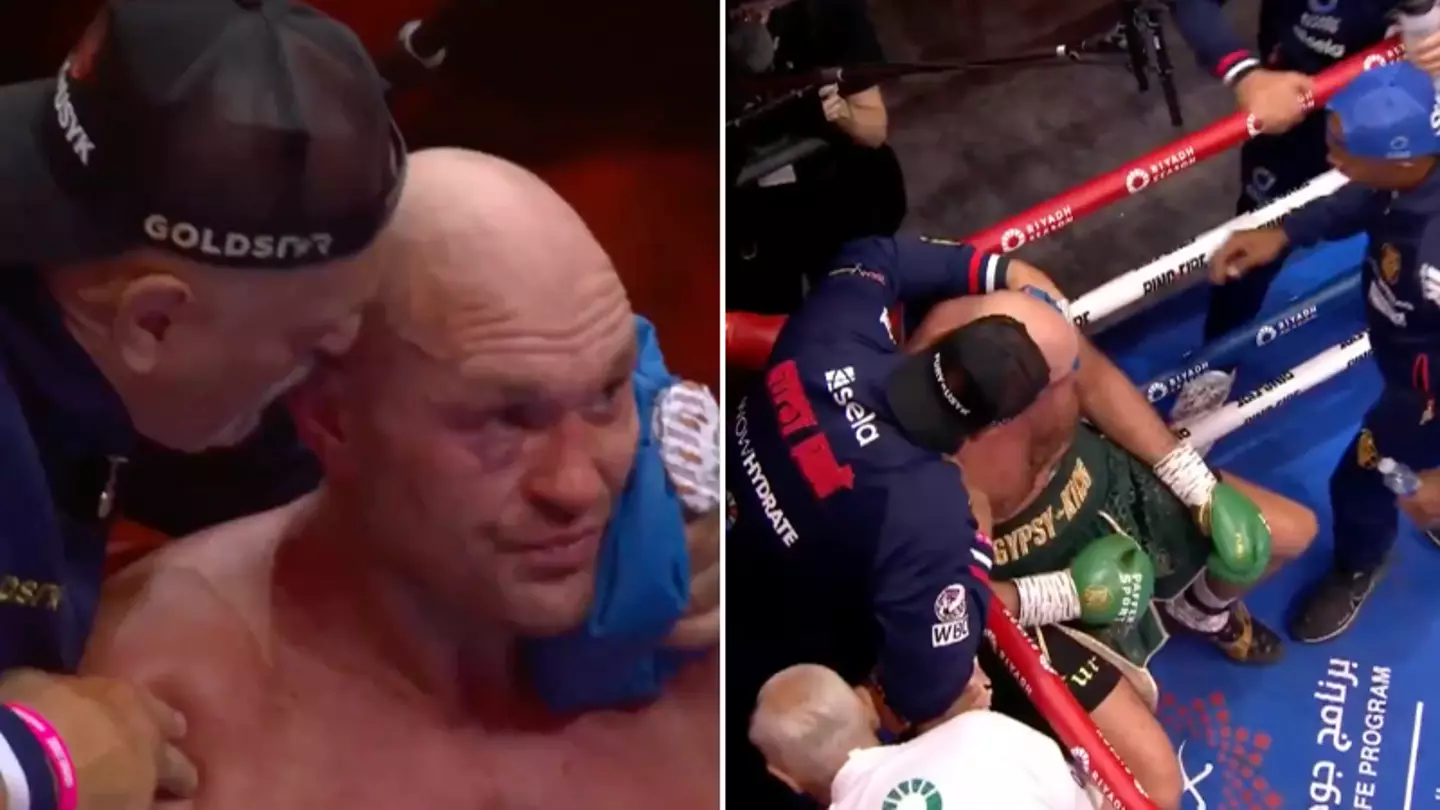Fans in agreement after damning footage of Tyson Fury's corner at the end of round 10 emerges