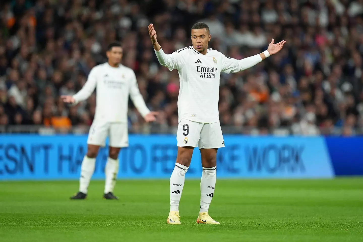 Real Madrid's Kylian Mbappe. (