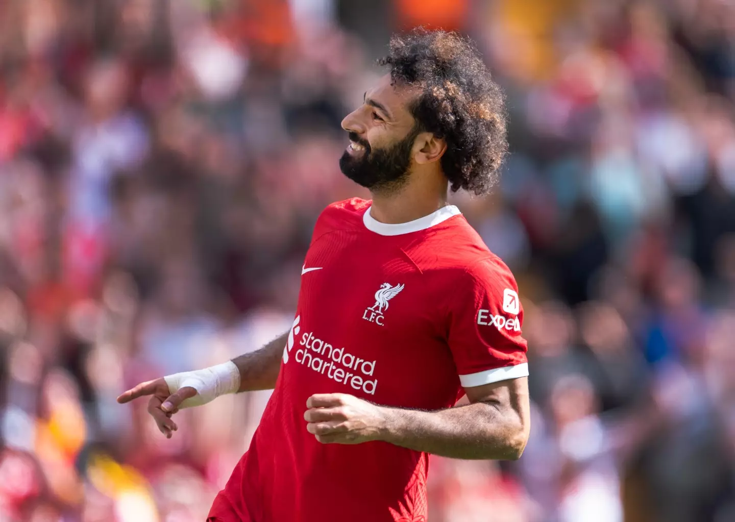Mo Salah's future remains in doubt. (