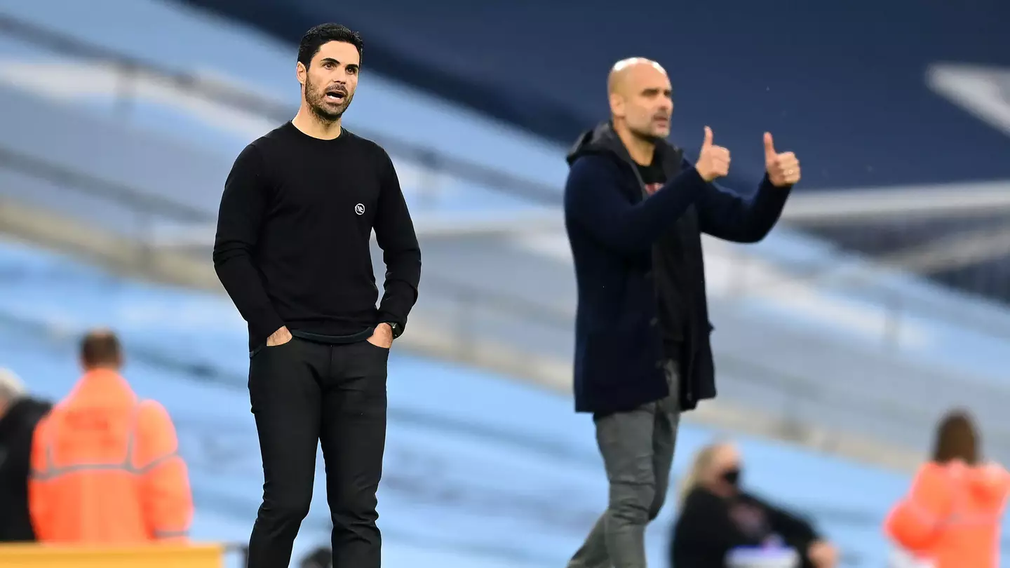 Pep Guardiola and Mikel Arteta (Image: PA Images/Alamy)