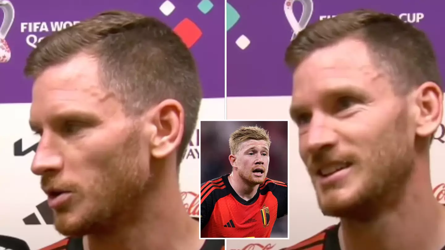 Jan Vertonghen takes swipe at Kevin De Bruyne after the comments he made, this could get ugly