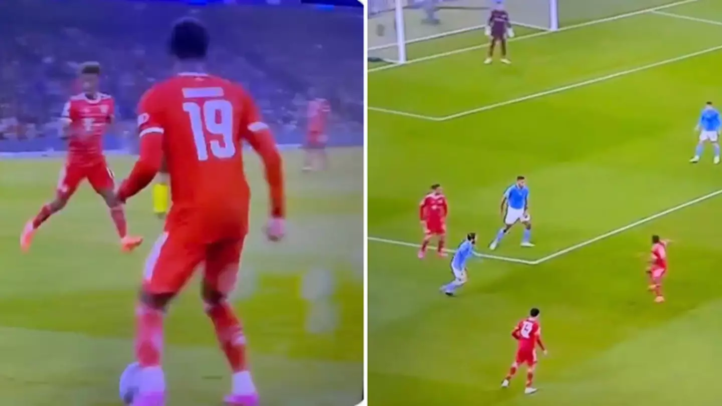 Fan keeps shouting ‘Oh Canada’ whenever Alphonso Davies touches the ball during Man City vs Bayern Munich