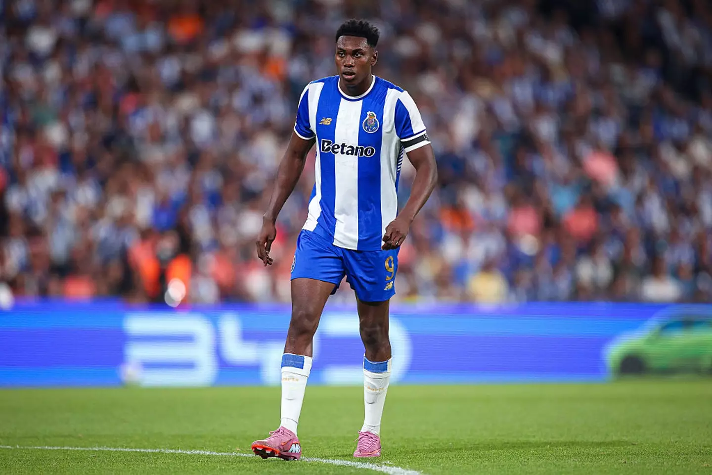 Samu Aghehowa scored two goals against Vitoria Guimaraes last weekend. (Image: Getty)