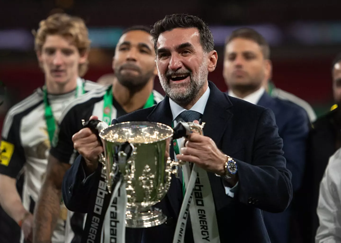 Yasir Al-Rumayyan is the chairman of Newcastle United (Image: Getty)