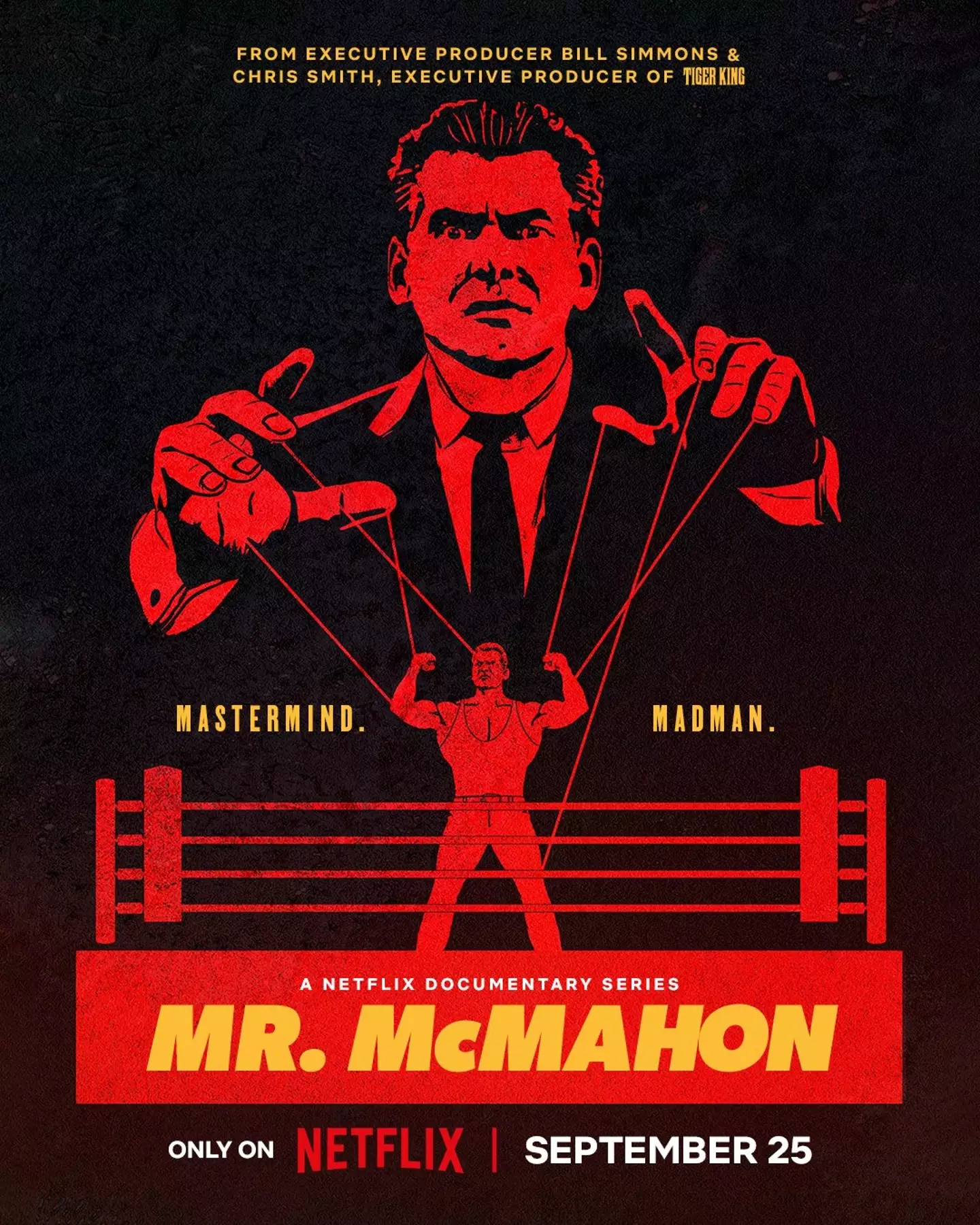 Mr McMahon will release on Netflix on September 2025. (Image: Netflix)
