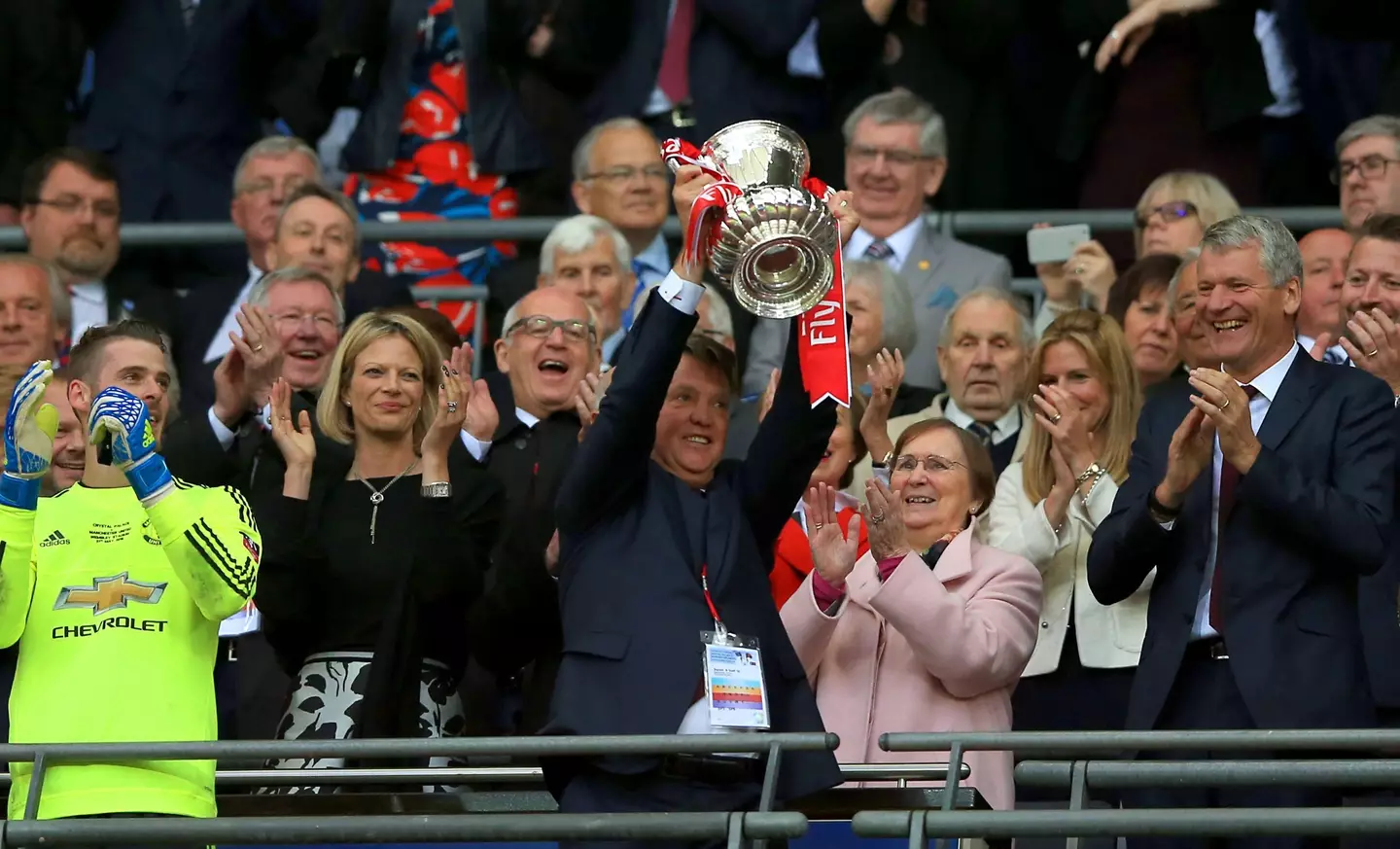 Louis van Gaal is the last manager to win the FA Cup with Manchester United. (Alamy)