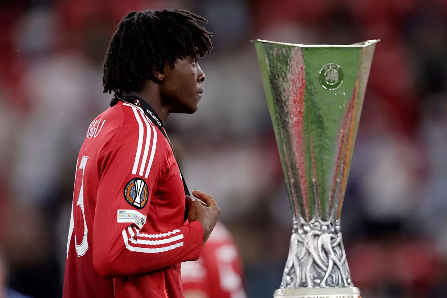 Patrick Dorgu had a tough time in Bilbao (Credit:Getty)