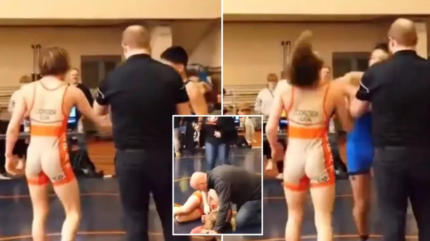 Wrestler SUCKER PUNCHED after losing match in shocking scenes