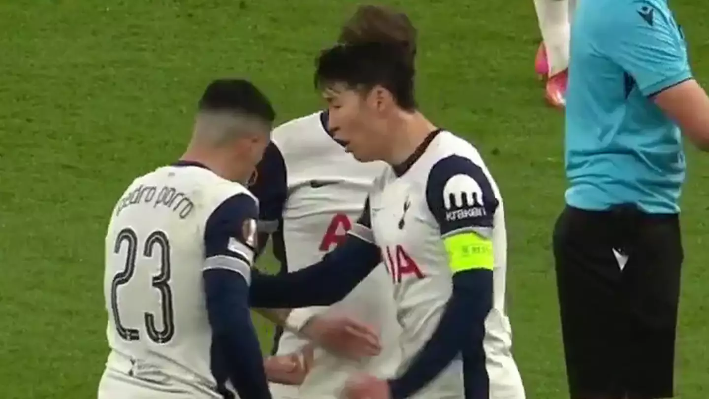 Son Heung-min forced to intervene as two Spurs teammates clash during AZ Alkmaar win