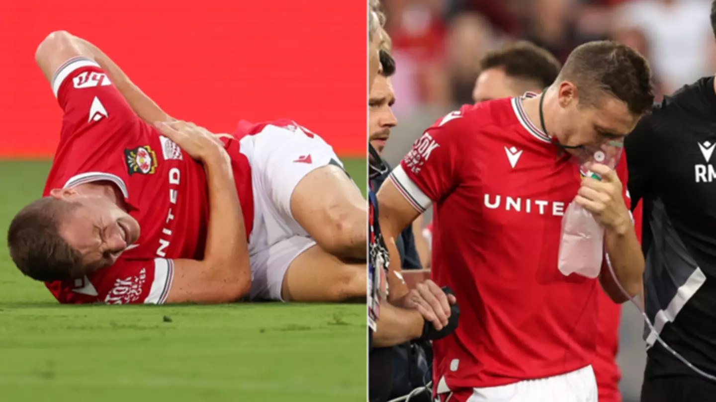 Paul Mullin responds after being left with punctured lung by Man United youngster