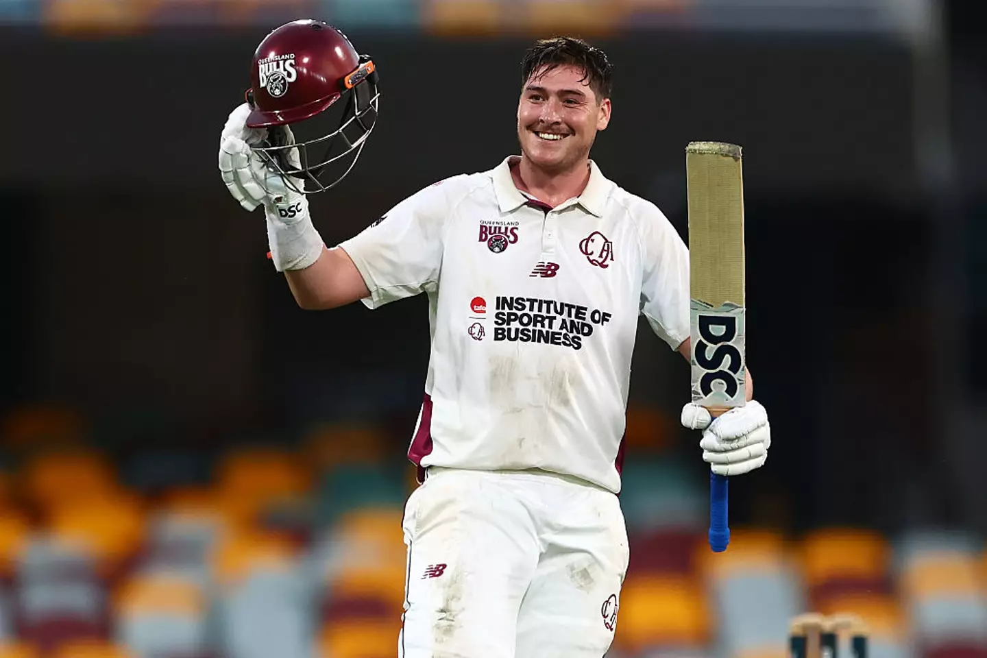 Renshaw is the highest run-scorer in this season's Sheffield Shield, with 421 runs at 84.20 (Image: Getty)