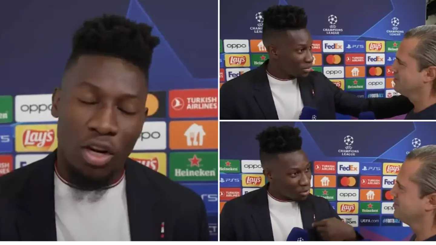 Andre Onana praised for mentality after reporter brings up amount of goals he's let in this season