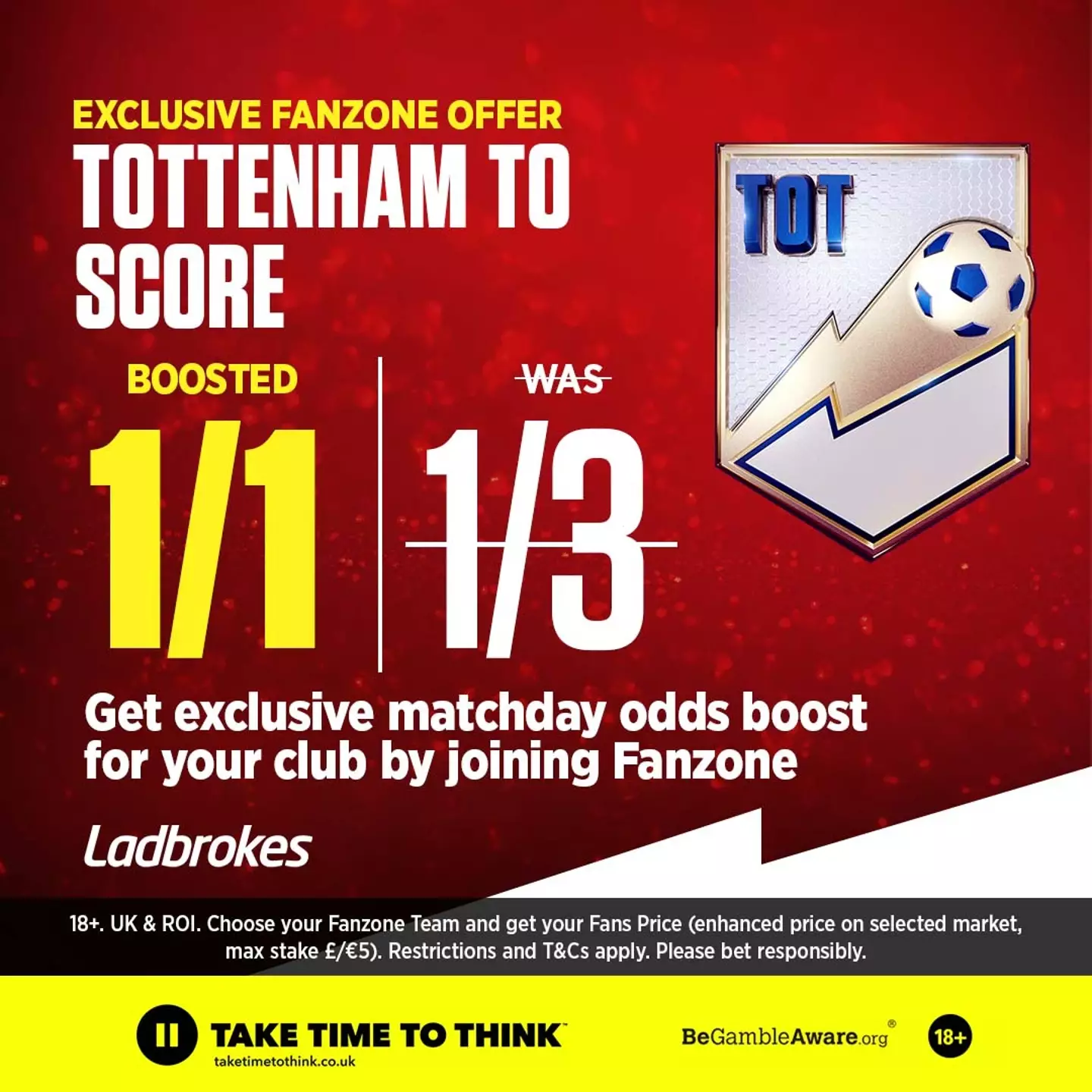 Exclusive Fanzone offer for all Tottenham fans this weekend