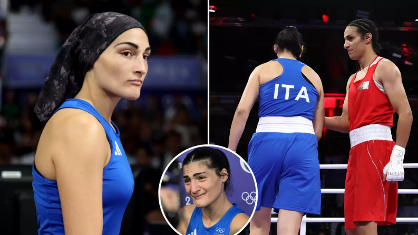 Olympic boxer who left fight after 46 seconds wants to apologise to rival who failed previous gender eligibility test