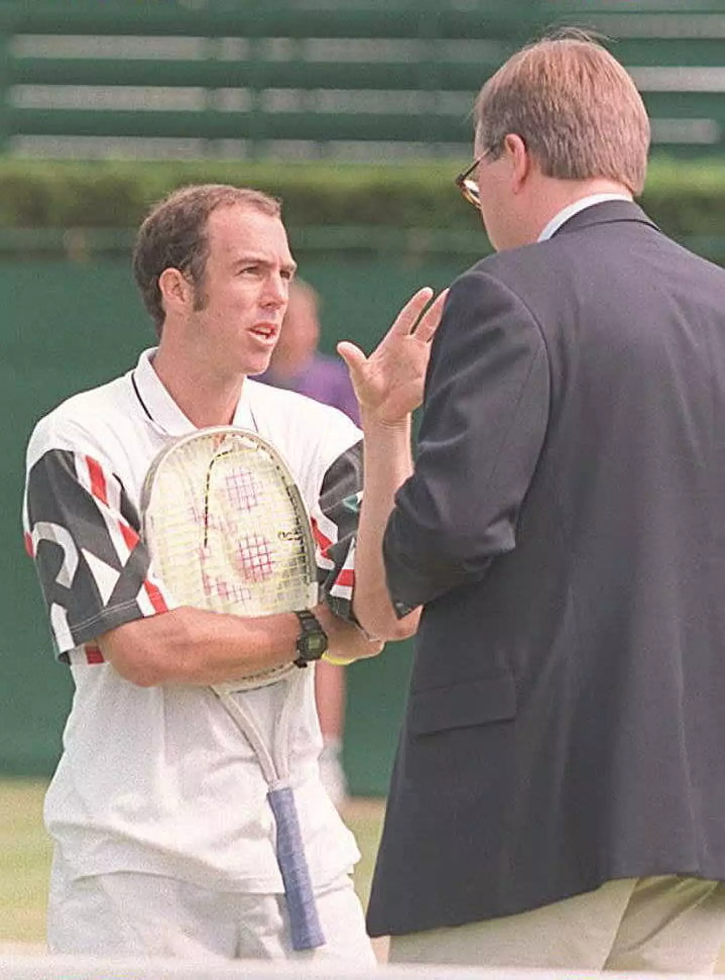 Jeff Tarango is one of the only players ever to be banned from Wimbledon. (Image: Getty)