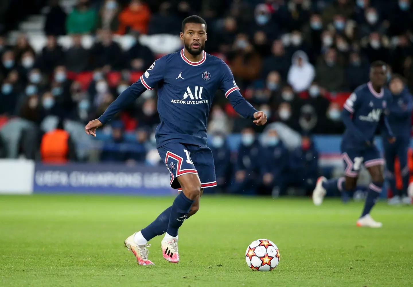 Wijnaldum only joined PSG in the summer. Image: PA Images
