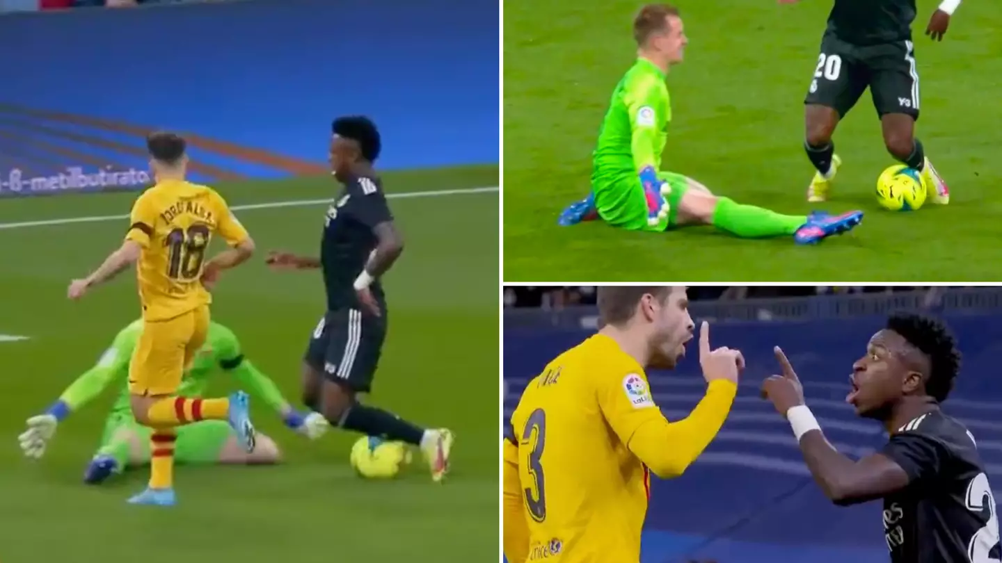 Vinicius Jr Produced An Embarrassingly Bad Dive During 4-0 Humbling To Barcelona