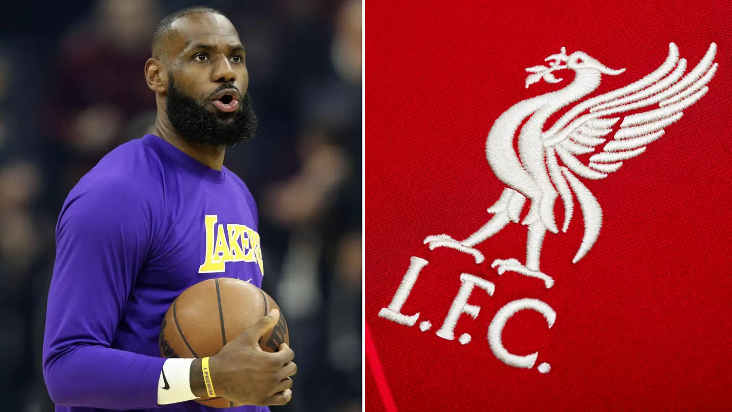 LeBron James wears leaked special edition Liverpool kit ahead of LA Lakers game