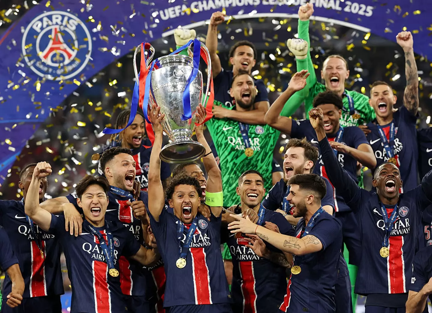 PSG won the 2024/25 Champions League (Credit:Getty)