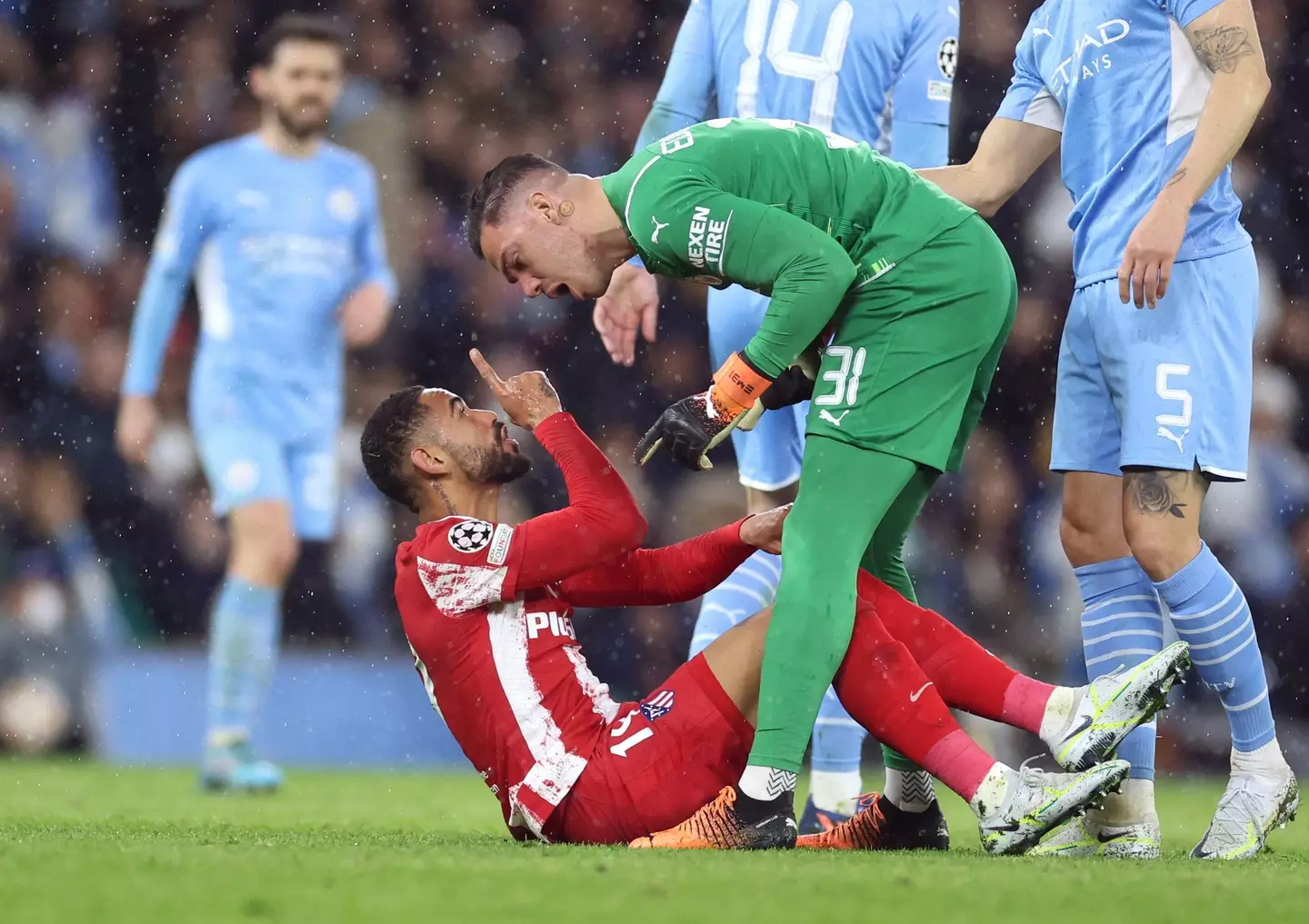Cunha played against Manchester City in the Champions League last season. Image: Alamy