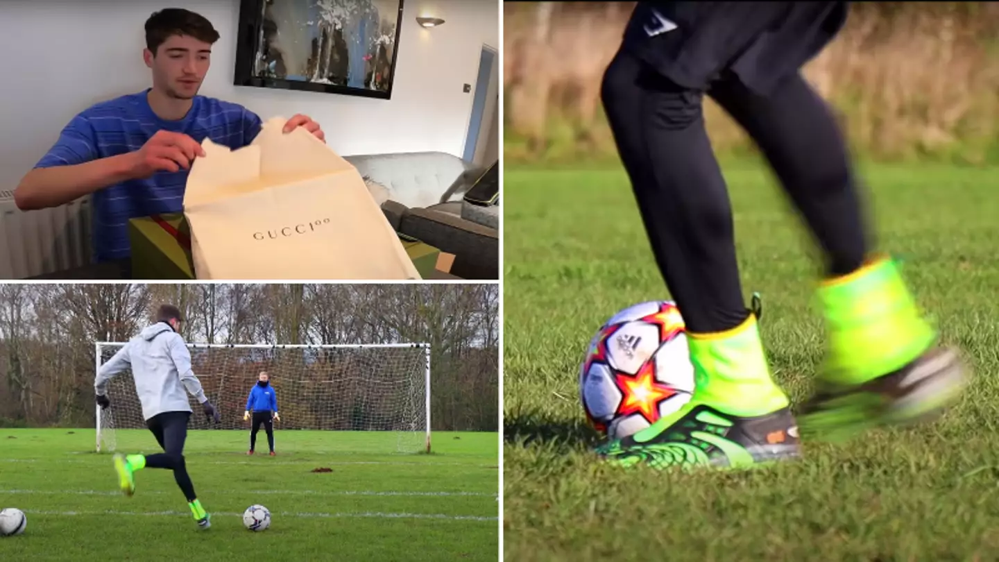 YouTuber Buys $950 Gucci Football Boots To See If They Are Any Good