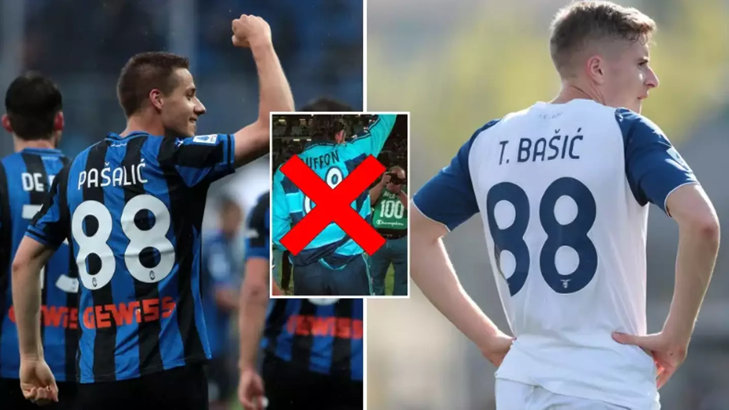 Why footballers in Italy can't wear the No.88 shirt, it's forbidden
