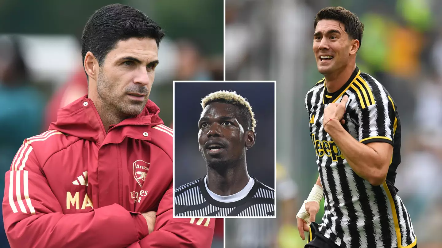 Arsenal eye Dusan Vlahovic revenge mission as Mikel Arteta moves for Juventus' perfect Paul Pogba replacement