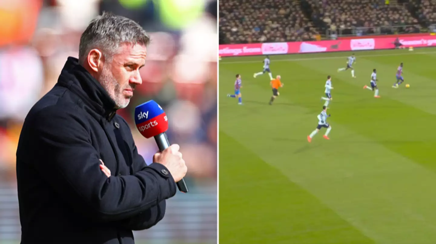 Jamie Carragher fumes over moment during Crystal Palace vs Arsenal that ‘should be banned’ from football