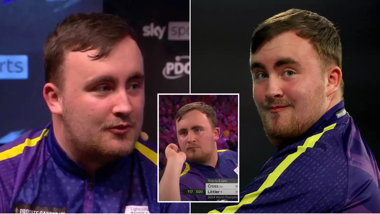 Luke Littler reveals how far he thought he'd get in his debut World Darts Championship