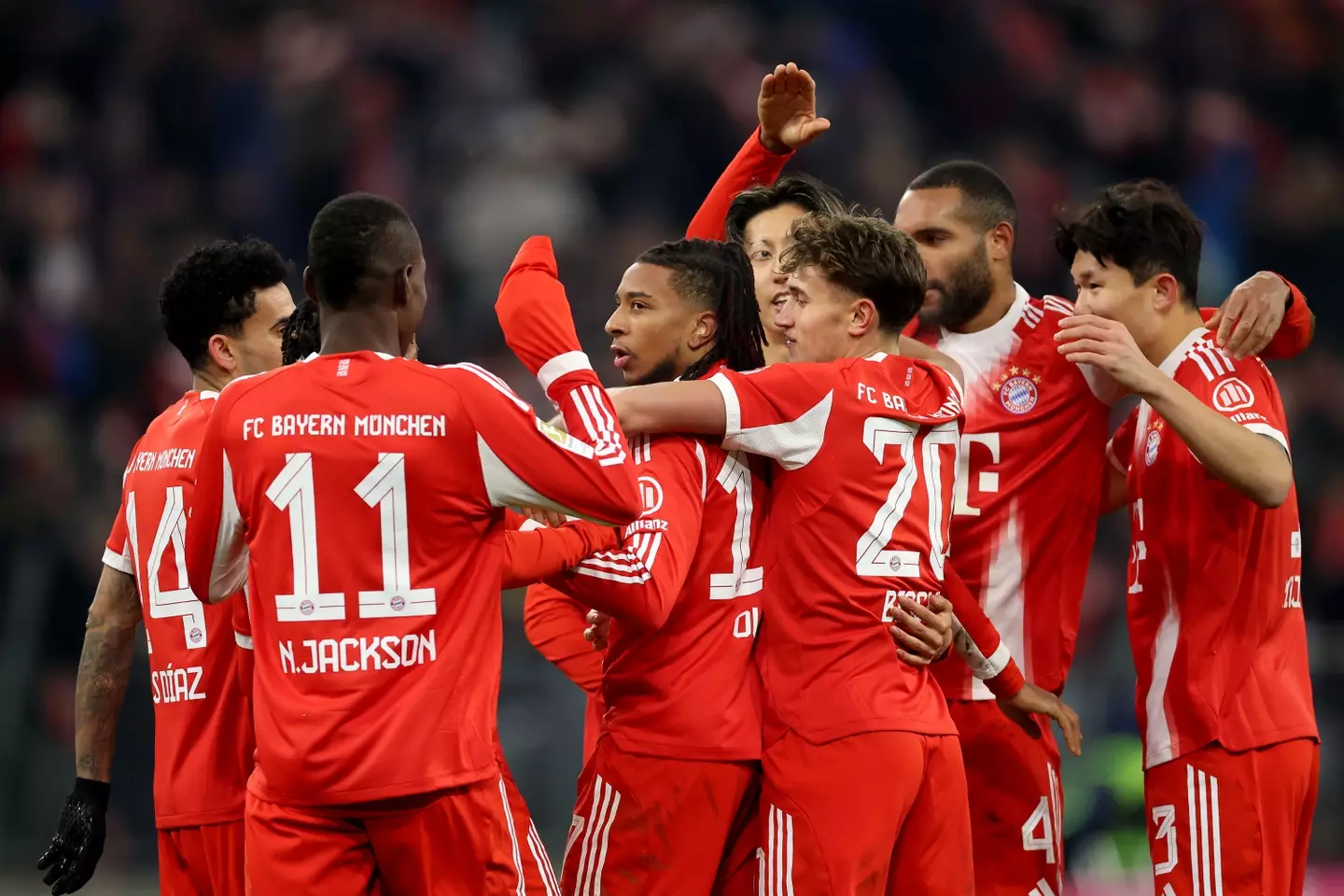 Olise continues to shine in a Bayern shirt. Image credit: Getty