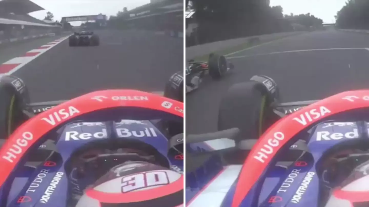 Fans can't believe what Liam Lawson did to Sergio Perez as he overtook him at 200mph after Mexico GP incident
