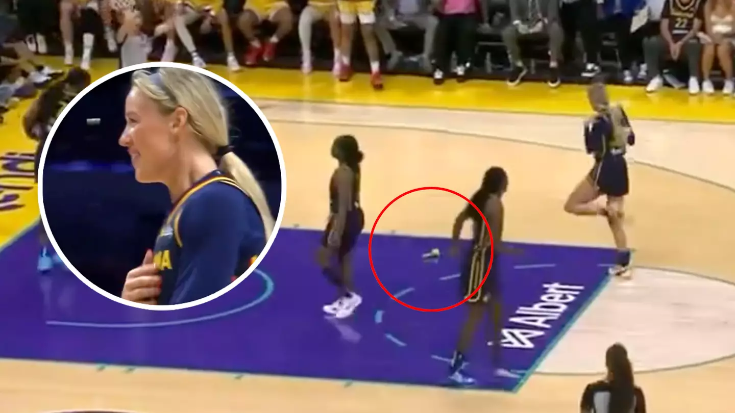 Sophie Cunningham's reaction spotted after she's hit by sex toy in shocking WNBA incident