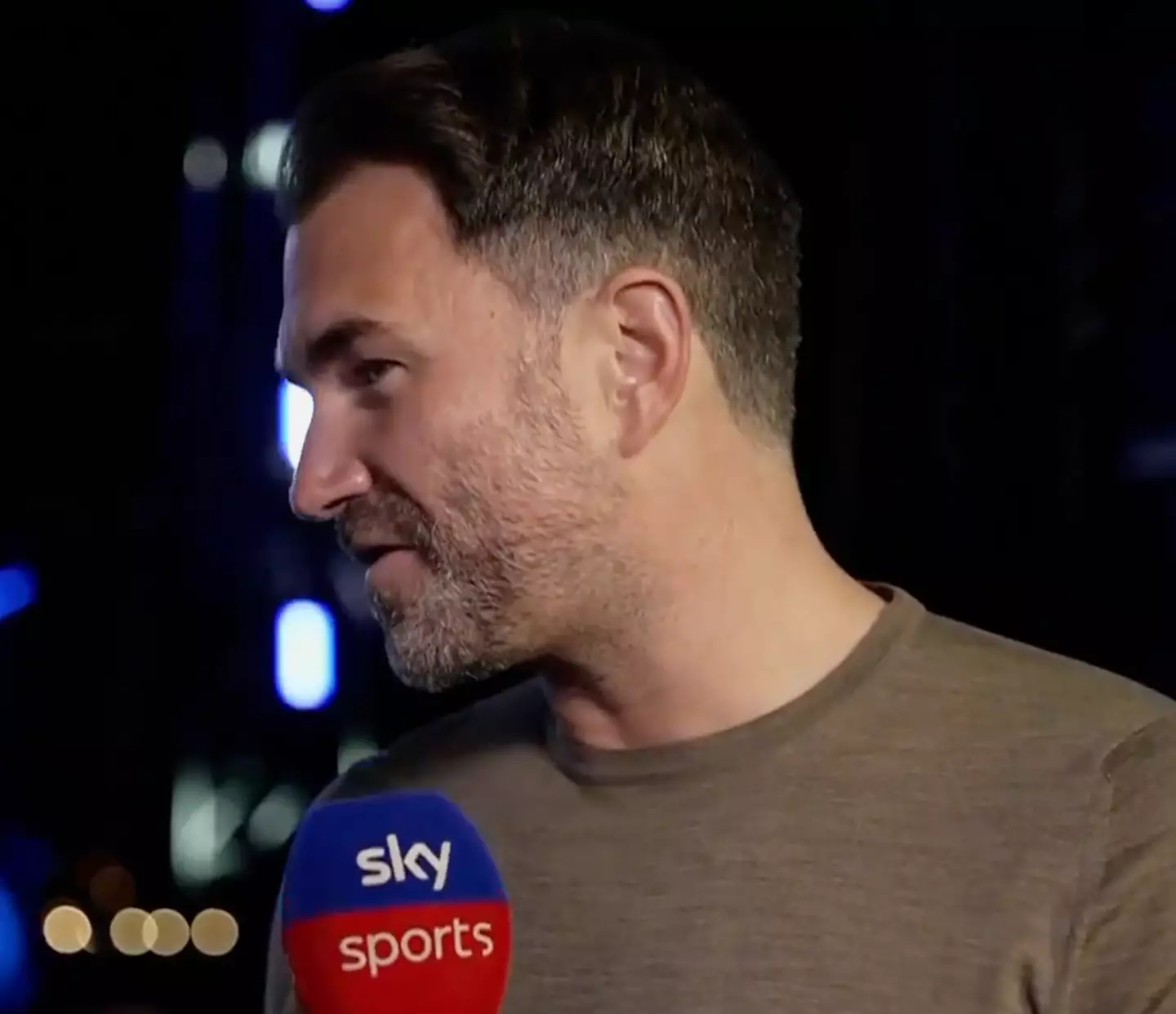 Hearn says Joshua would "love" to fight the winner of Dubois vs Parker. Image credit: Sky Sports