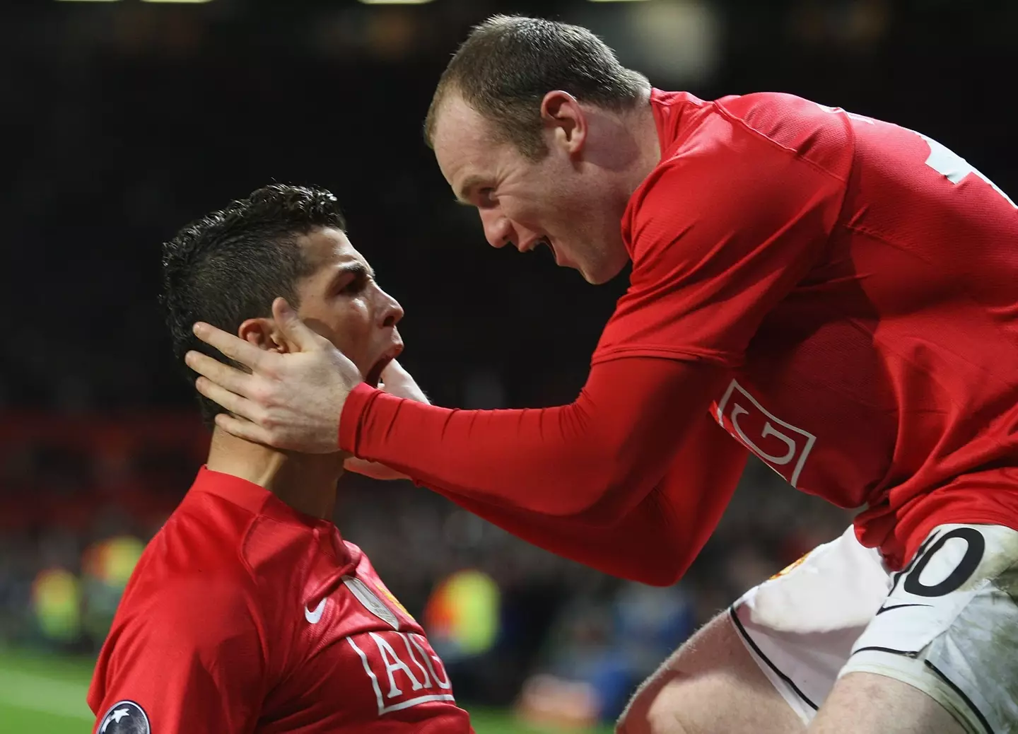 Wayne Rooney and Cristiano Ronaldo. (Image: Getty)