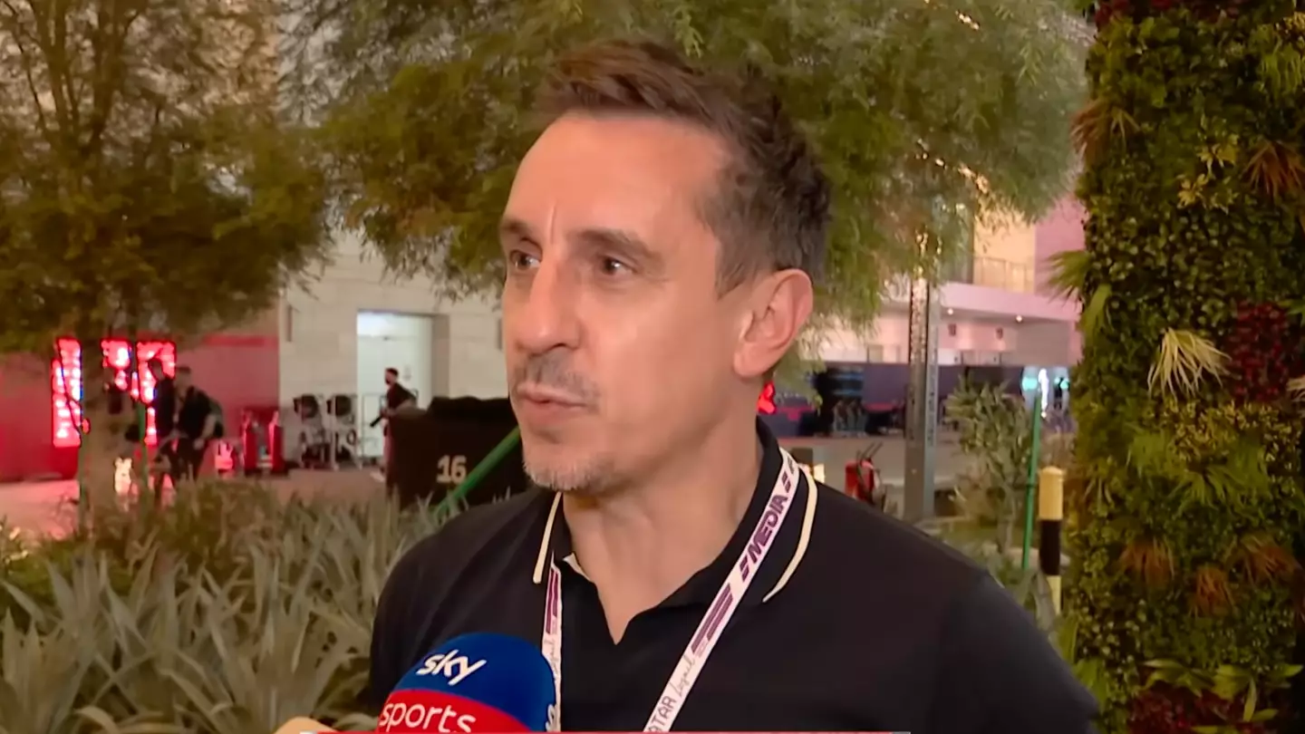 Gary Neville Reveals 'Unbelievable' Qatar GP Detail He'd Never See in Football