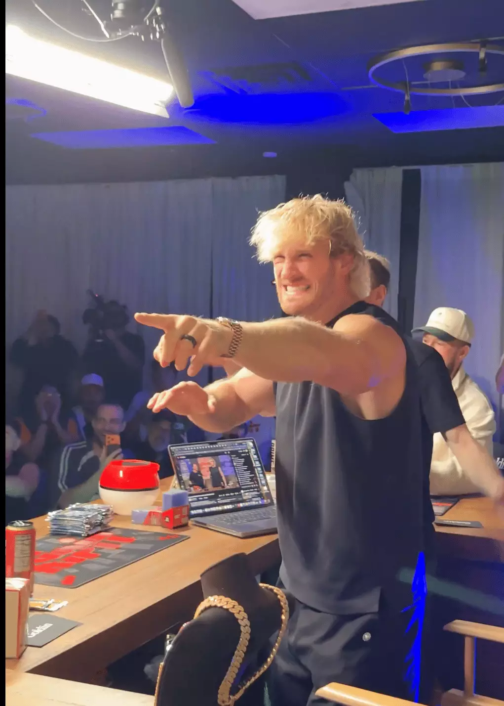 How Logan Paul reacted to his record-breaking sale. Image: Logan Paul