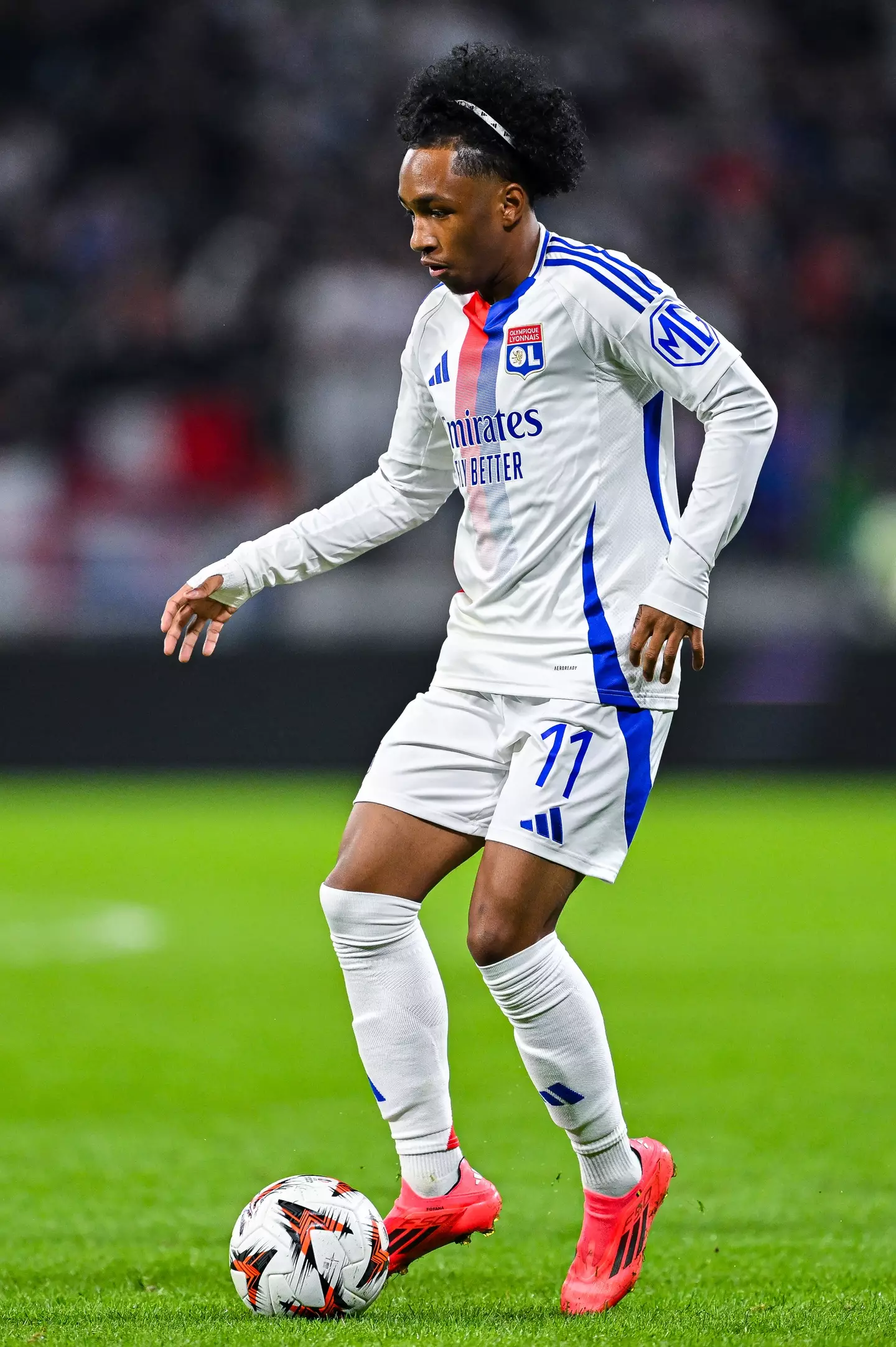 Malick Fofana has been a star performer for Lyon this season. Image: Getty