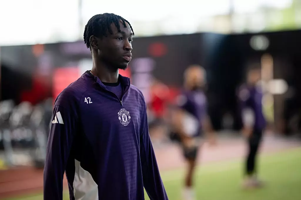 Manchester United have confirmed that Sekou Kone has left the club on loan. (Image: Ash Donelon/Manchester United via Getty Images)