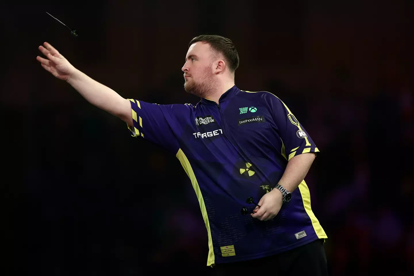 Luke Littler is the favourite to win the 2025 PDC World Darts Championship. Image: Getty