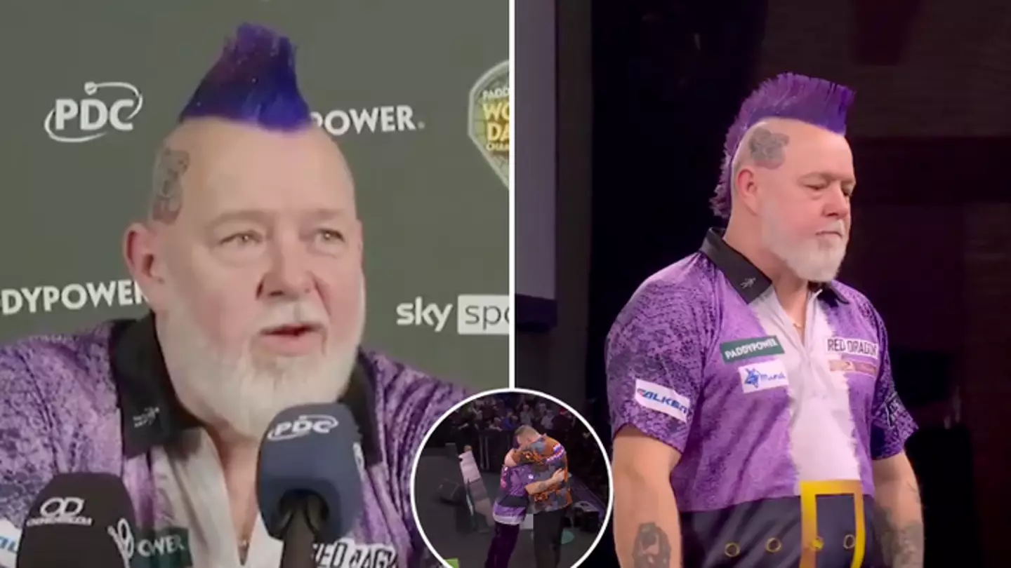 Peter Wright reveals reason why he broke down during World Darts Championship match after 'losing it'