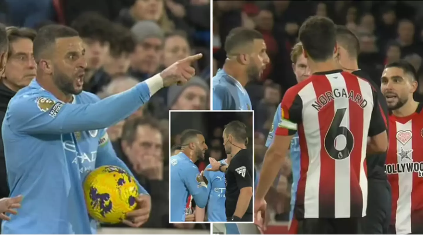 Lip reader reveals what Kyle Walker claimed Neal Maupay said to him during fiery bust-up