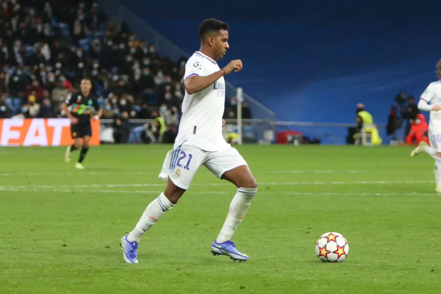 Rodrygo joined Madrid from Brazilian club Santos in 2019 (Image credit: PA)