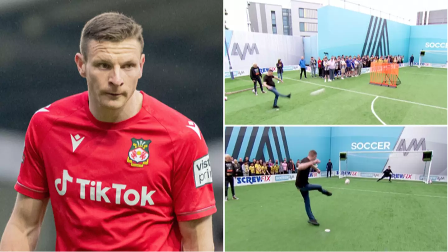 Wrexham star Paul Mullin delights fans on Soccer AM appearance