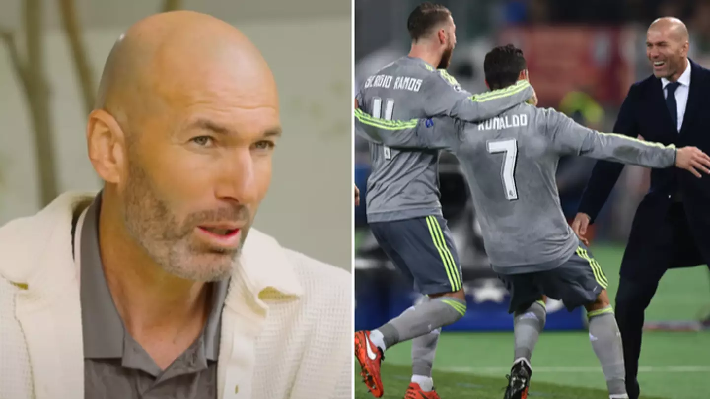 Zinedine Zidane named his best XI of world football but left out one of his favourite players