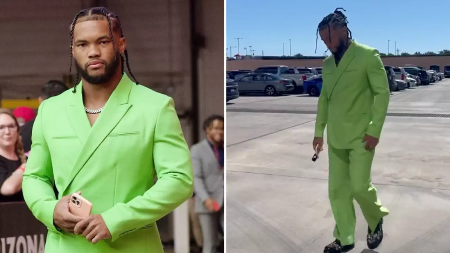 NFL star becomes instant meme thanks to lime green suit