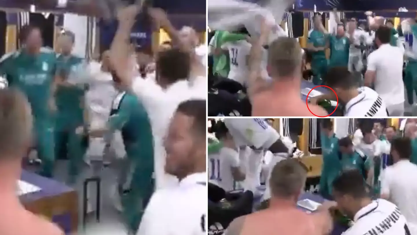 Eden Hazard Tried To Give Toni Kroos Son Champagne