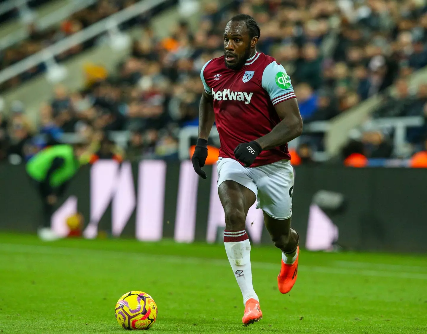 Michail Antonio was involved in a car crash in Essex. Image: Getty