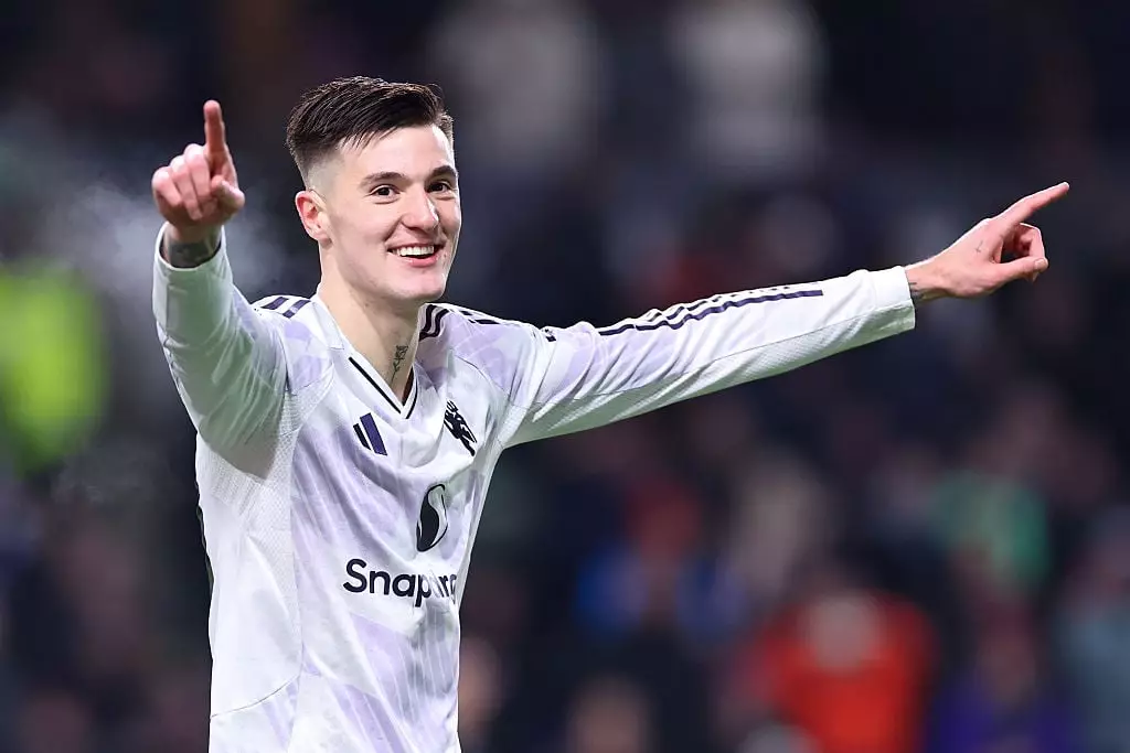 Sesko had his best performance as a United player against Burnley. (Image: Robbie Jay Barratt - AMA/Getty Images)