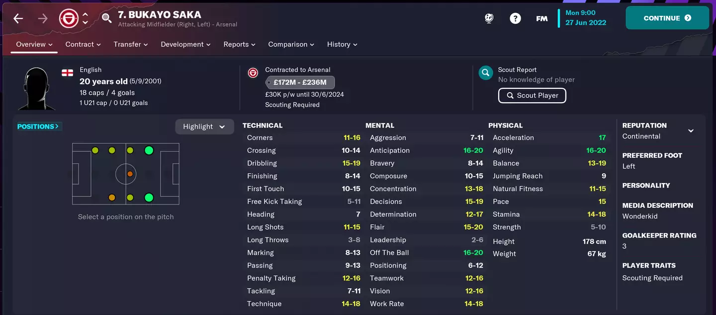 Image credit: Football Manager 2023 beta